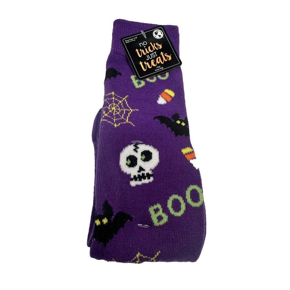 disney 1 pair womens knee high halloween socks show size 4-10